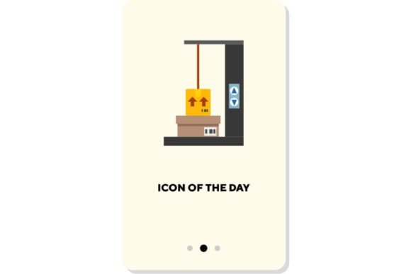 Boxes Transportation Flat Icon: Tracking