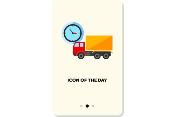 Deadline Flat Icon: Pressure, Timing, Clock Isolated Sign for Modern Workflow Design