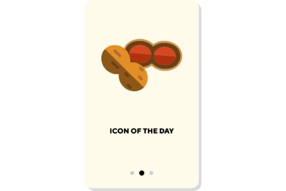 Eatable Nuts Flat Icon: Fat, Diet, Antioxidant Visuals for Modern Design