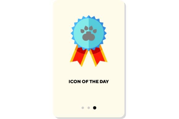 Evaluating the Dog Show Thin Flat Icon: Medal Isolated for Digital Design