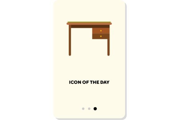 Evaluating the Table Flat Icon: Wood Work Table Isolate for Modern Digital Design
