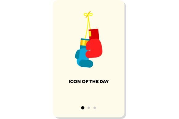 Mastering the Boxing Flat Icon: Gloves Isolated Sign for Modern Web Design
