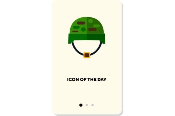 Protected Area Flat Icon: Guard Soldier Design Essentials for Web and Apps