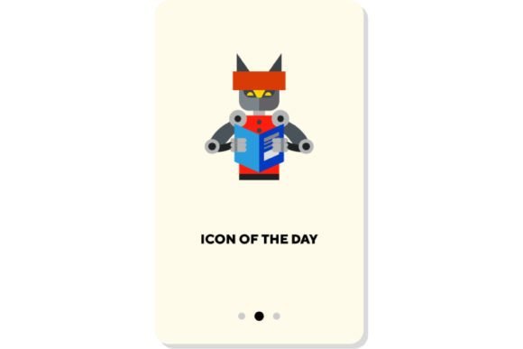 Robots Flat Icon. Character, Machine Cyb: Bridging Human and Tech in Modern Design