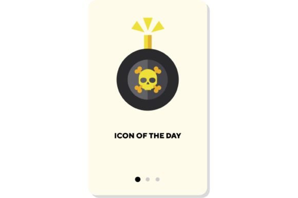 Understanding the Bombs Flat Icon: Skull Isolated Sign for Web Design and Safety Communication