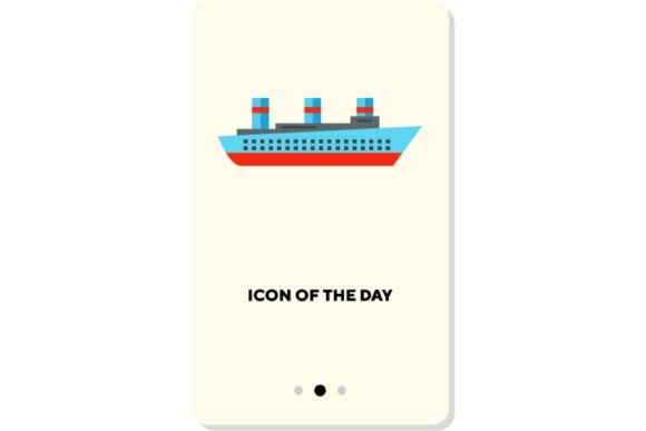 Understanding the Travelling by Ship Flat Icon: A Guide for Designers and Developers
