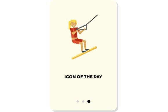 Understanding the Utility of Swimming and Water Skiing Flat Icons