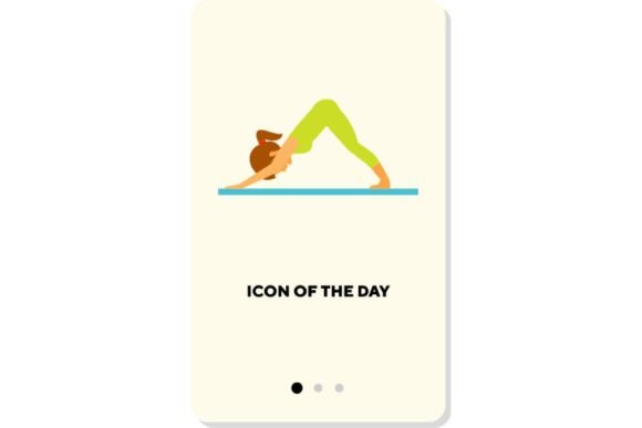 Visualizing Balance: The Utility of the Yoga Asana Equilibrium Pose Flat Icon