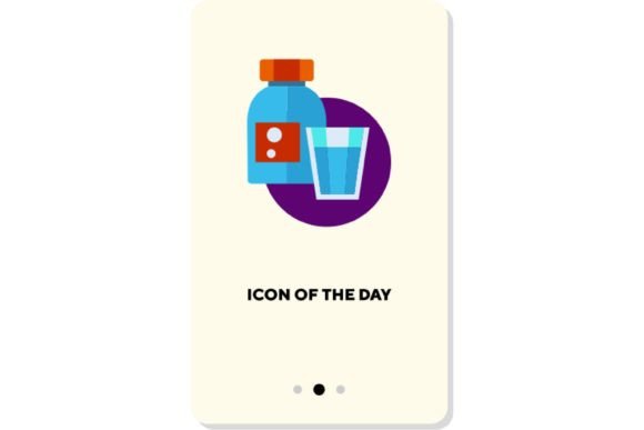 Visualizing Wellness: The Role of the Remedies Flat Icon Syrup Isolated Sign in Modern Web Design